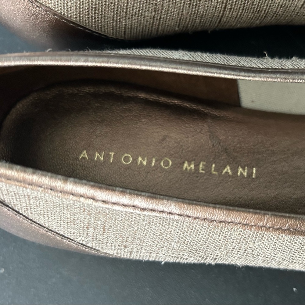 New Antonio melani shoes woman size 9 1/2 flats slip ons - Picture 5 of 6